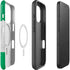 Nigeria Flag Distressed iPhone 16 Pro Max Magsafe Impact Case